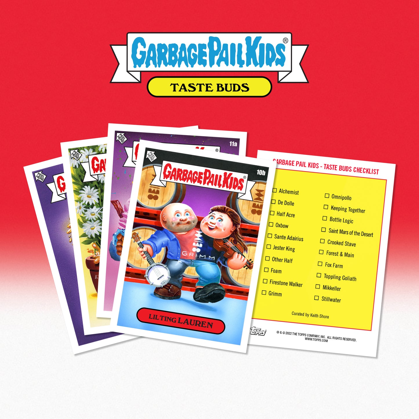 Garbage Pail Kids: Taste Buds collectible cards